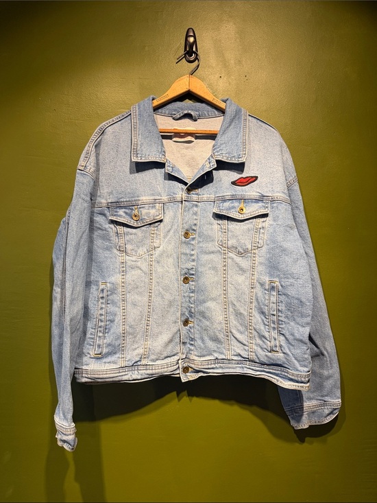 Target Jackets & Blazers - Target Pride Light Blue Denim Jacket - Stonewall Riots with Lip Patch